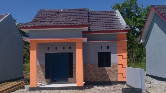Penampakan rumah di Lestari Indah Arifin II.