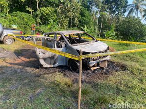Polisi Buru Penyewa-Penggadai Mobil yang Terbakar Misterius di Kendal