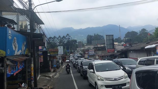 One way Puncak Bogor arah Jakarta sore ini