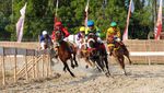 Serunya Lomba Balap Kuda Grebeg Suro 2024 di Ponorogo