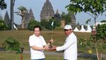 Tanam Pohon Pewarna Alami di Kawasan Candi