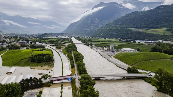 Banjir di Lembah Maggia Swiss