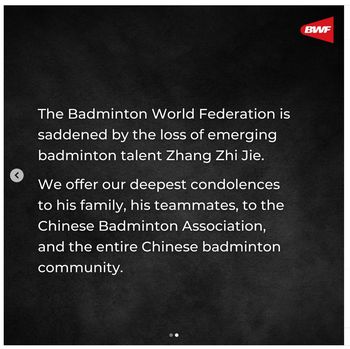bwf zhang zhi jie zhang zhi jie meninggal dunia badminton asia junior championships 2024