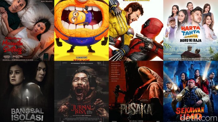 Daftar film bioskop yang tayang di bulan Juli 2024.