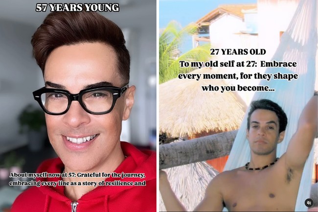 Edson Brandao viral karena penampilannya yang bukan hanya rupawan tapi juga awet muda. Visualnya bahkan disandingkan dengan boneka Kan.  Foto: Instagram Edson Brandao