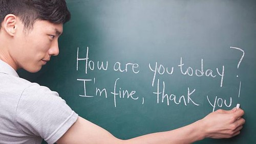 Ilustrasi belajar bahasa Inggris.