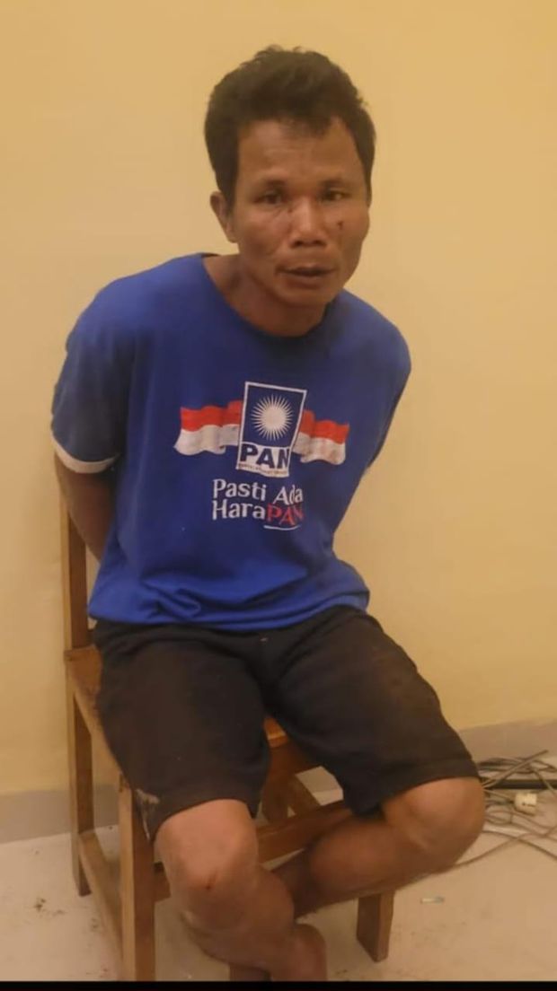 Herman, pelaku pembunuhan siswi SMK di Mesuji.