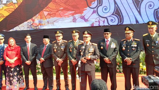 HUT Bhayangkara ke-78 di Kota Semarang, Senin (1/7/2024).
