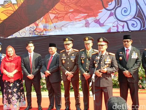 HUT Bhayangkara ke-78 di Kota Semarang, Senin (1/7/2024).