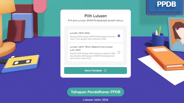 Ilustrasi PPDB Jatim 2024.