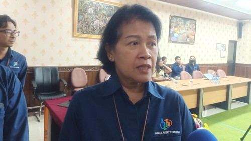 Kepala Badan Pusat Statistik Provinsi Bali Endang Retno Sri Subiyandani di kantor BPS Bali, Senin (1/7/2024).