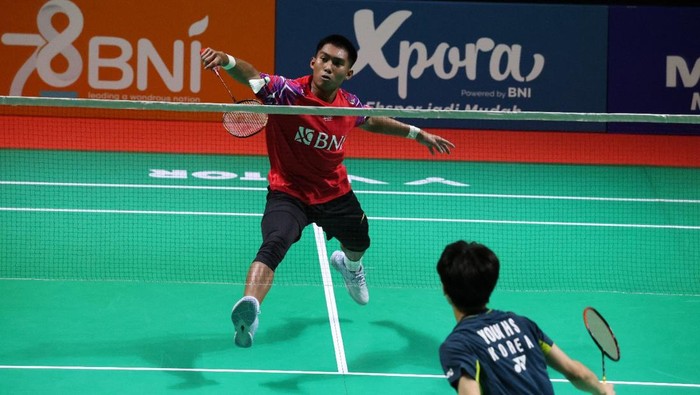 Laga Indonesia vs Korea Selatan di Kejuaraan Bulutangkis Junior Asia 2024, Senin (1/7/2024).