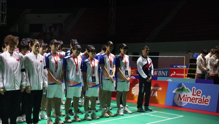 Mengheningkan cipta untuk Zhang Zhi Jian warnai Kejuaraan Asia Bulutangkis Junior 2024, Senin (1/7/2024).