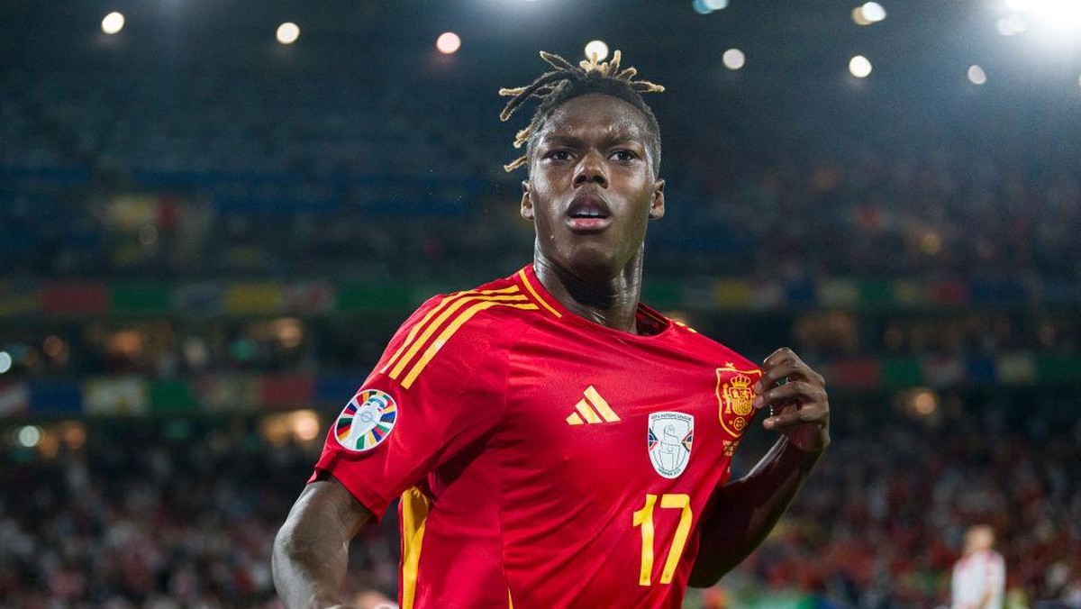 Nico Williams menggoyang Euro 2024 (Getty Images/Eurasia Sport Images)