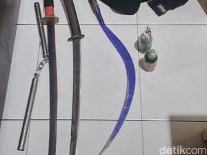 5 Remaja Bawa Pedang-Molotov buat Tawuran di Bantul Mengaku Geng Pelajar