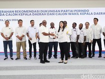 Perindo Serahkan Rekomendasi Dukungan ke 37 Cakada dan Cawakada