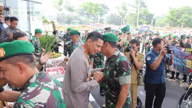 Polres Metro Tangerang Kota merayakan Hari Bhayangkara ke-78 bersama TNI dan Forkopimda