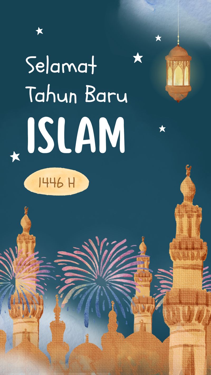 Poster Tahun Baru Islam 1446 H