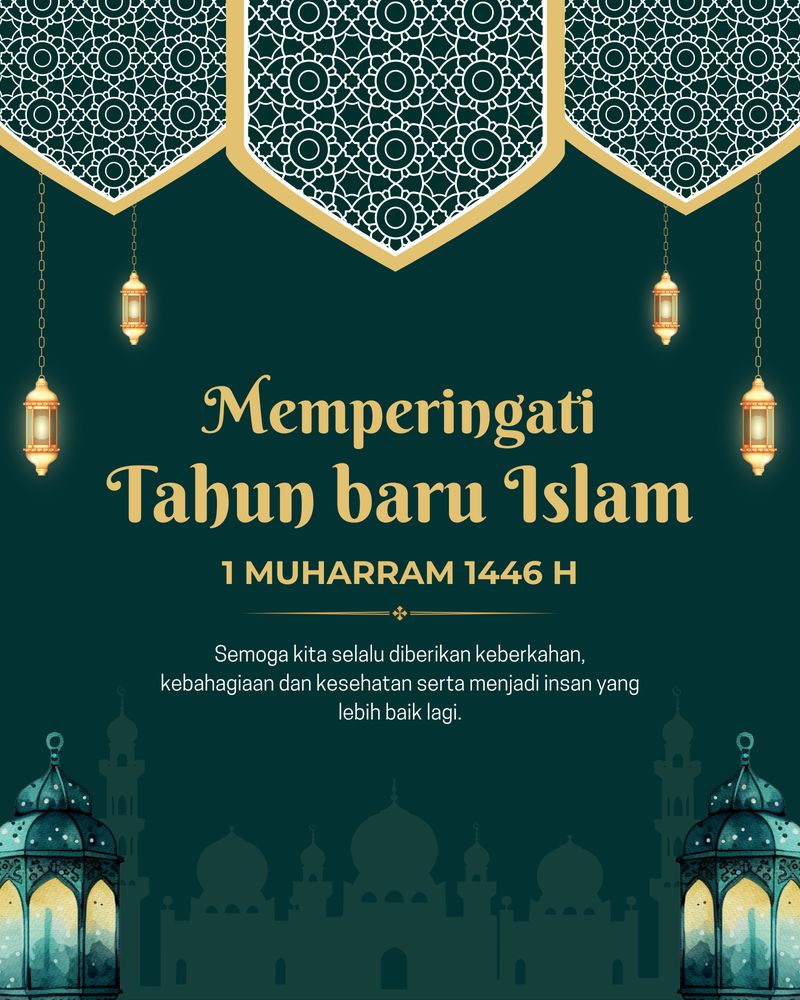 Poster Tahun Baru Islam 1446 H