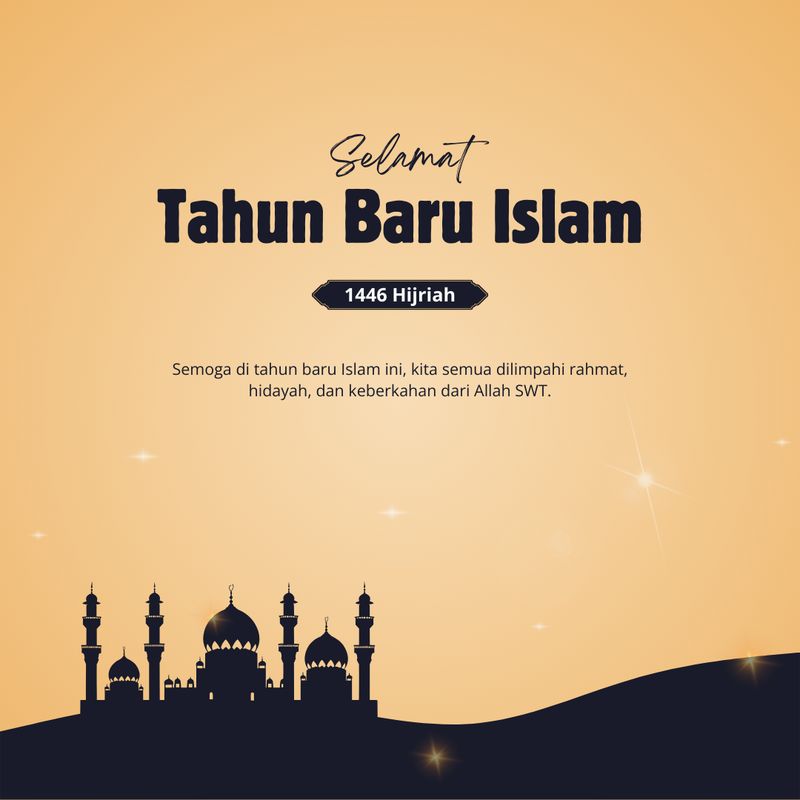 Poster Tahun Baru Islam 1446 H