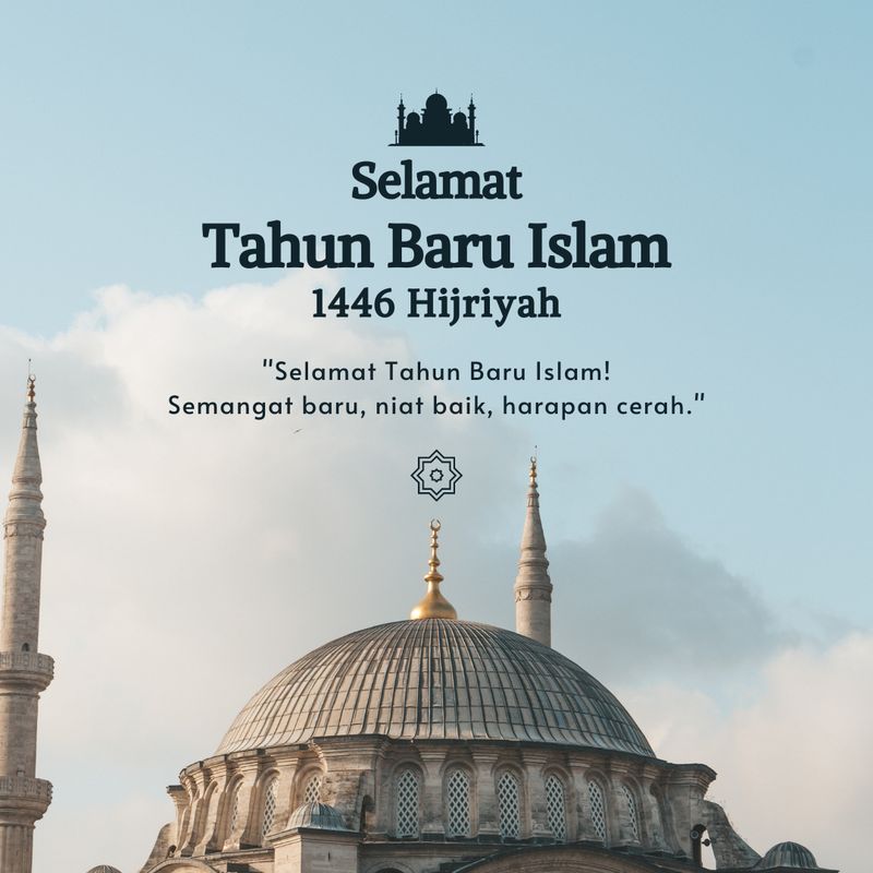 Poster Tahun Baru Islam 1446 H
