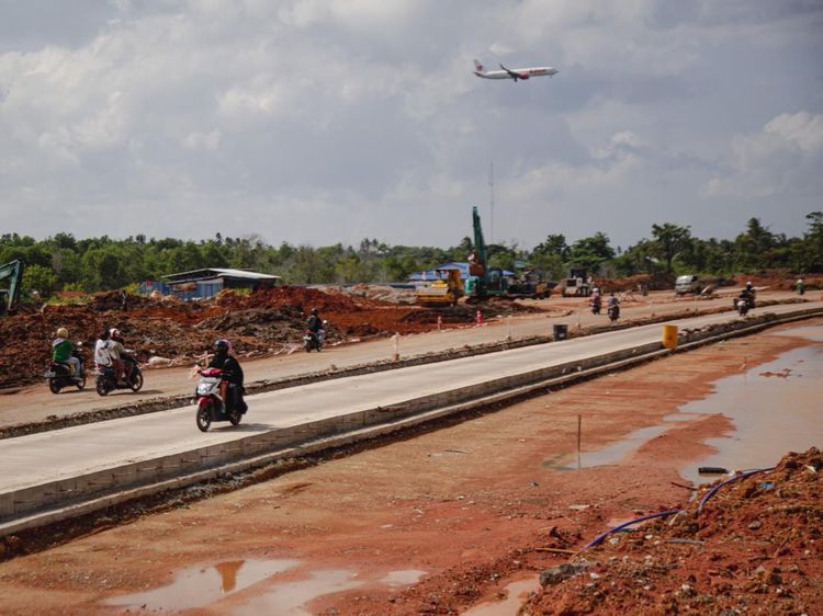 Potret Perbaikan Jalan di Batam untuk Penghubung Kawasan Wisata