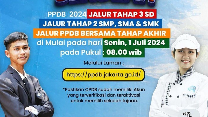 PPDB Jakarta memasuki tahap akhir, ini jalur yang tersedia.
