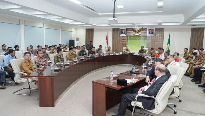 Rakor Pemkab Muba dan Forkopimda terkait antisipasi Karhutla.