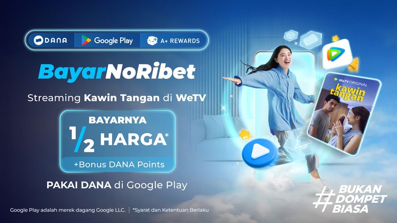 Series 'Kawin Tangan' bisa kamu saksikan di WeTV.