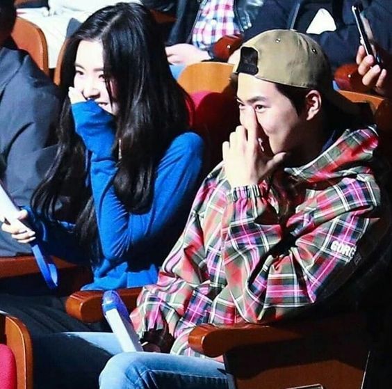 Suho EXO dan Irene Red Velvet Suho EXO dan Irene Red Velvet
