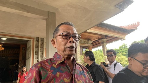 Wakil Sekretris Internal DPD PDI Perjuangan Bali, Tjokorda Gede Agung, di kantor DPRD Bali, Senin (1/7/2024).