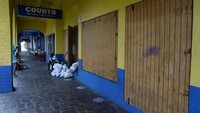 Beryl disebut sebagai badai kategori 4 yang sangat berbahaya dan harus mendapatkan perhatian pemerintah setempat untuk melakukan manajemen darurat. (REUTERS/Robertson S Henry)
