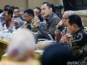 Potret AHY Rapat Perdana dengan Komite I DPD Bahas Pertanahan