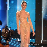 Begini penampilannya dalam malam final Miss Tiffany 2024 di mana Bruce mengaku bangga pada dirinya sendiri. Foto: Instagram @bruze_kachisarah