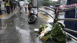 Bunga Duka Iringi Lokasi Tabrakan Maut di Seoul
