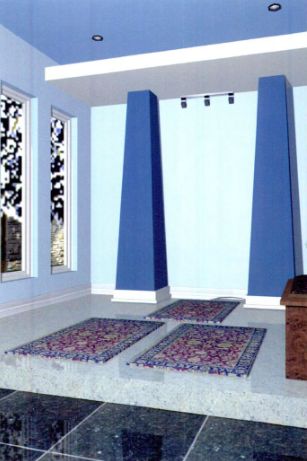 Desain mushola unik di rumah