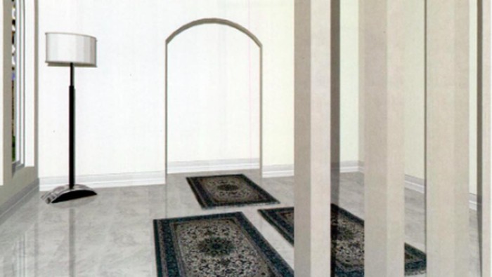 Desain mushola unik di rumah