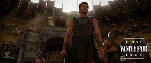 Cuplikan adegan dalam film Gladiator II.