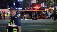 Kecelakaan lalu lintas itu terjadi sekitar pukul 21:30 waktu setempat. Seperti dilansir kantor berita Yonhap, mobil itu menabrak pejalan kaki yang menunggu di sebuah halte.
