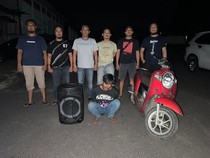 Jambret di Pangkalpinang Diringkus Usai Curi Speaker Pedagang Angkringan