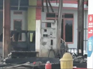 Kebakaran SPBU Dukuhseti Pati, 1 Korban Tewas