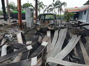 Kebakaran SPBU di Pati Diduga Akibat Mobil Korsleting Saat Isi BBM
