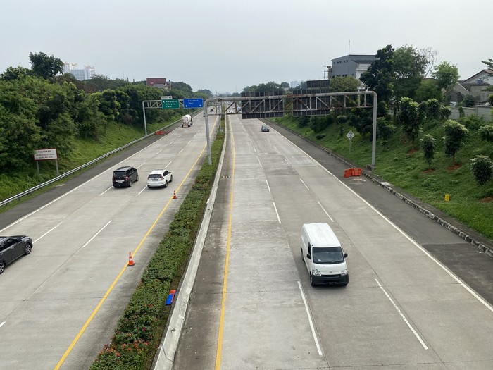 Lokasi Kecelakaan Bocah Tertabrak Mobil di Tol Cijago