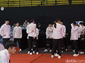 Isak Tangis Atlet China Pecah Usai Juara Bulutangkis Asia Junior di Jogja