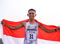 Keren! Noveldi Raih Medali Emas Lari AUG 2024