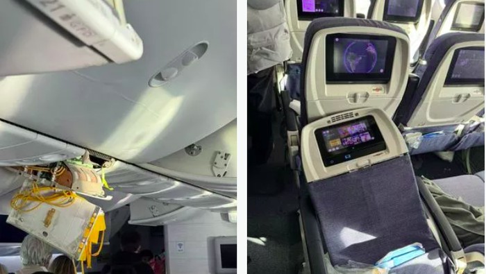 Penumpang pesawat Air Europa bersemunyi di bagasi saat turbulensi