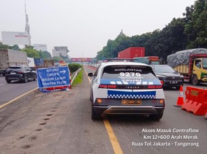 Catat! Lokasi dan Waktu Contraflow di Jalan Tol Selama Libur Natal-Tahun Baru