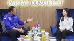Potret Petinggi Partai Perindo Sambangi AHY di Markas Demokrat