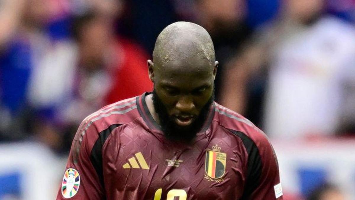 Lukaku gagal menyumbang gol untuk Belgia di Euro 2024. Foto: Photonews via Getty Images/Photonews
