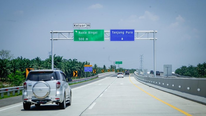 Ruas tol Stabat-Tanjung Pura segera bertarif dalam waktu dekat. (Dok. HK)